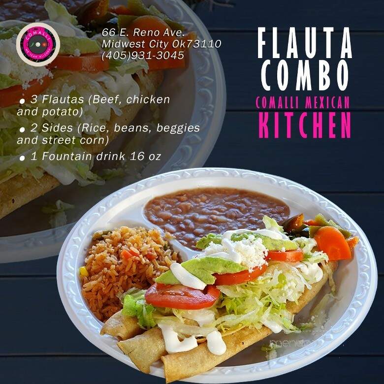 Comalli Mexican Kitchen - Midwest City, OK menu_pic