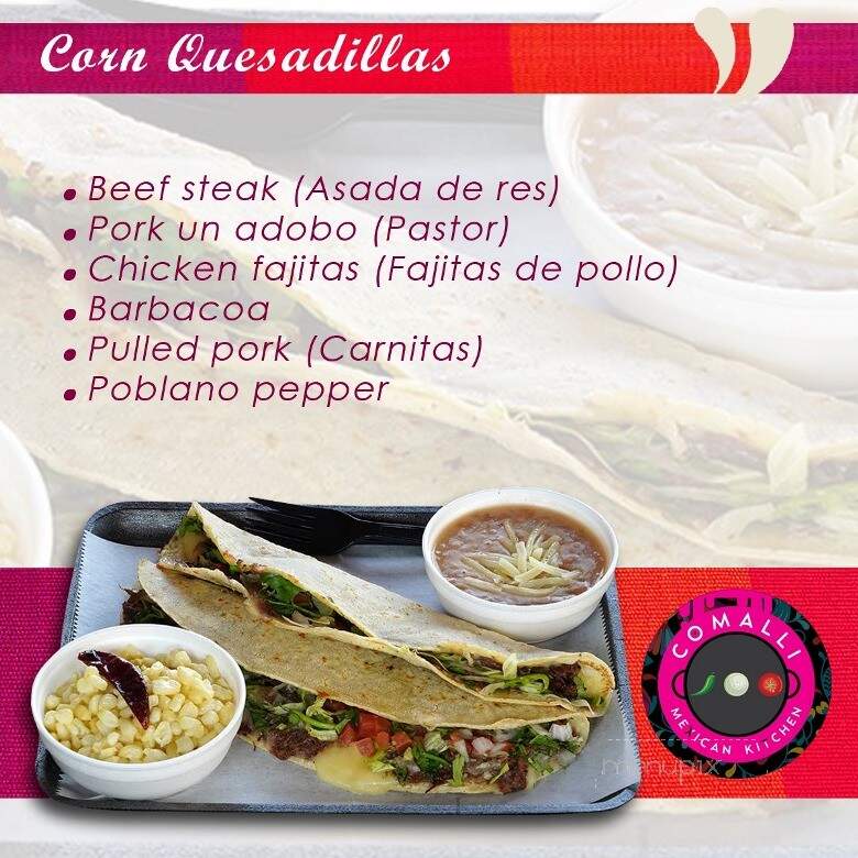 Comalli Mexican Kitchen - Midwest City, OK menu_pic