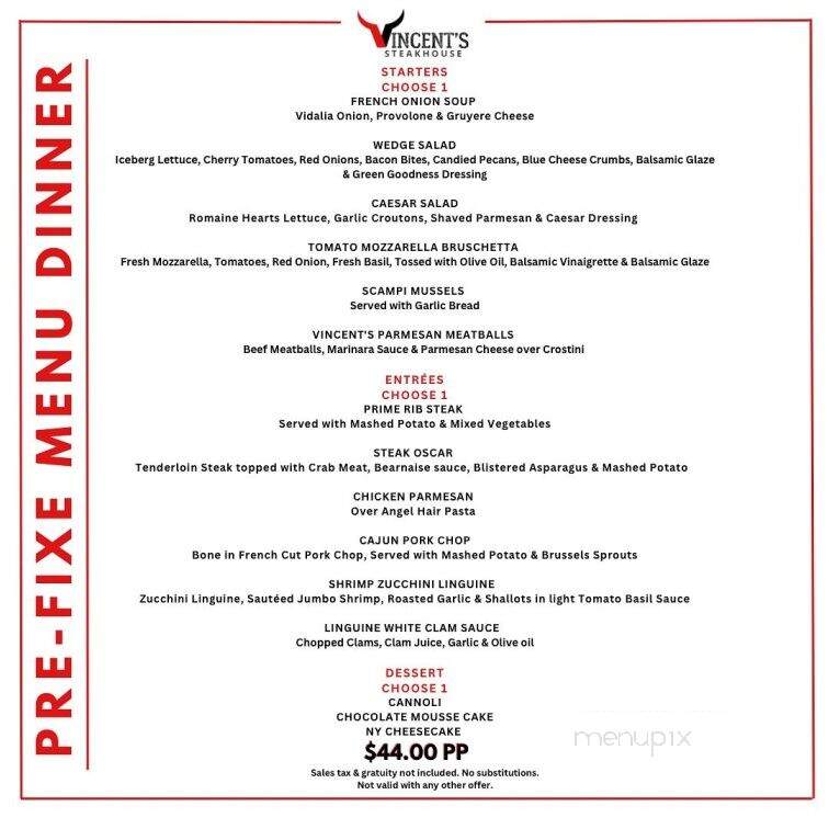 Vincent's Steakhouse - Wantagh, NY