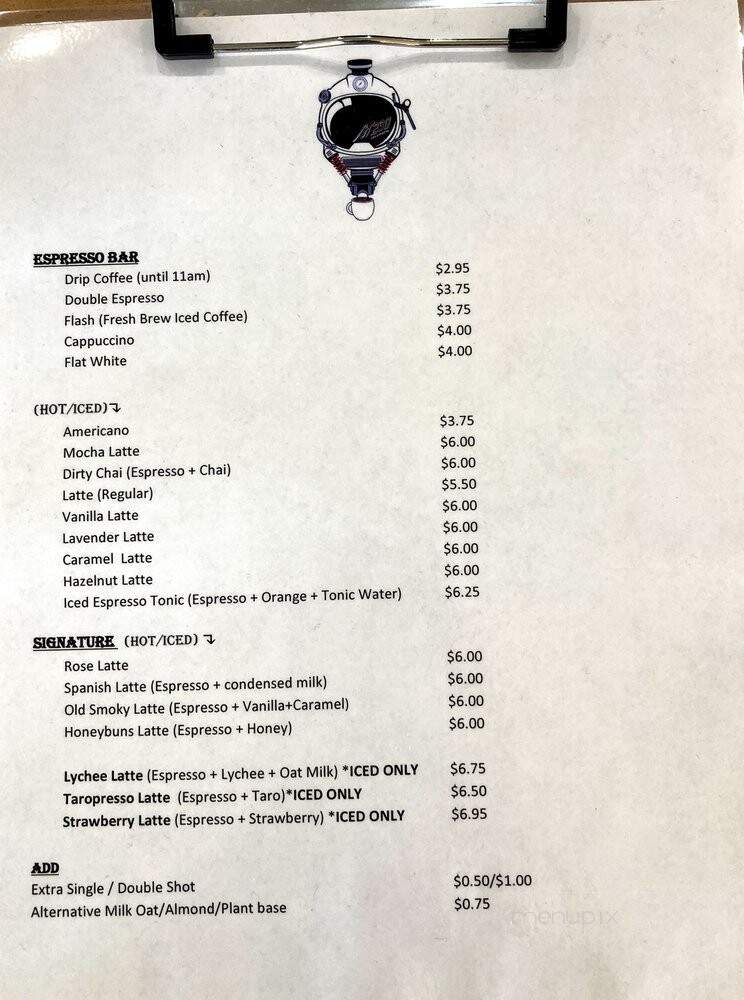 AT230 Cars and Coffee - La Habra, CA menu_pic
