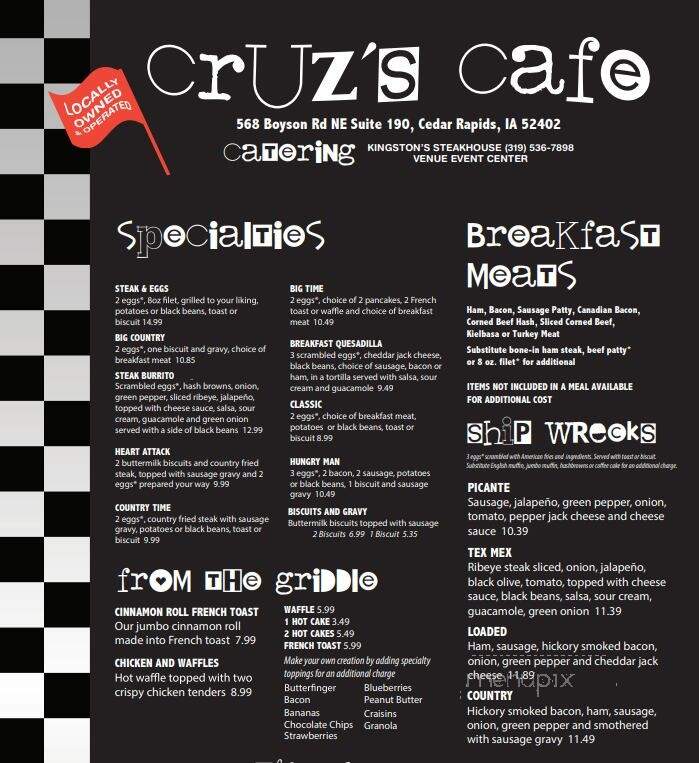 Cruz's Cafe - Cedar Rapids, IA