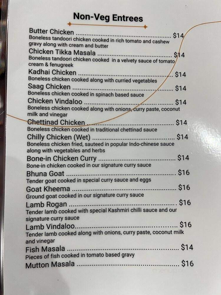 Taste Of India - St. Augustine, FL menu_pic