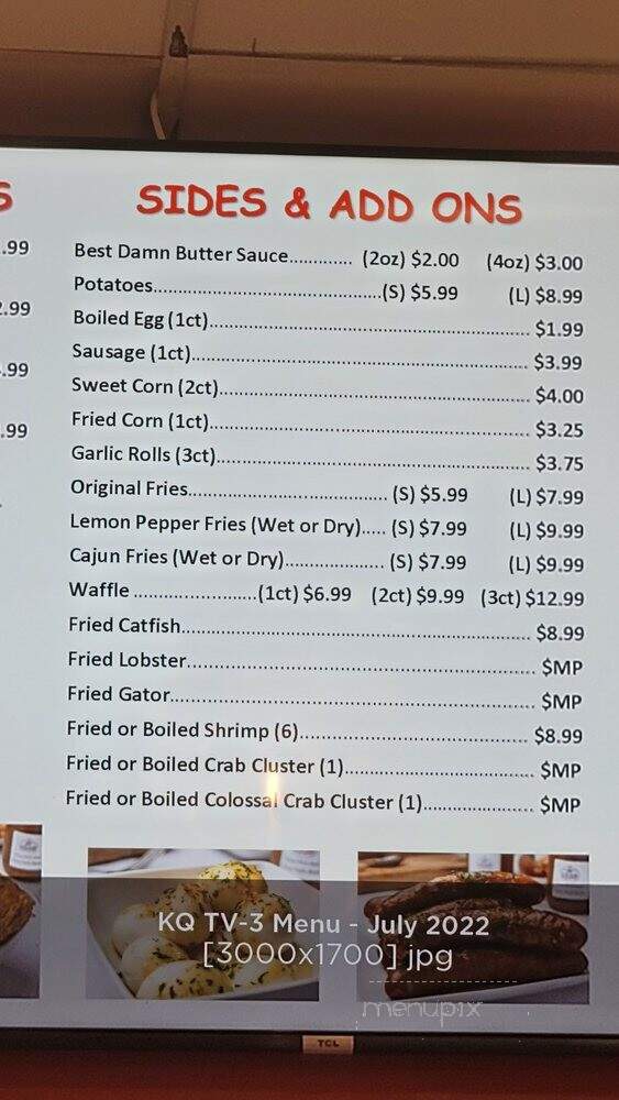 Krab Queenz - Inglewood, CA menu_pic