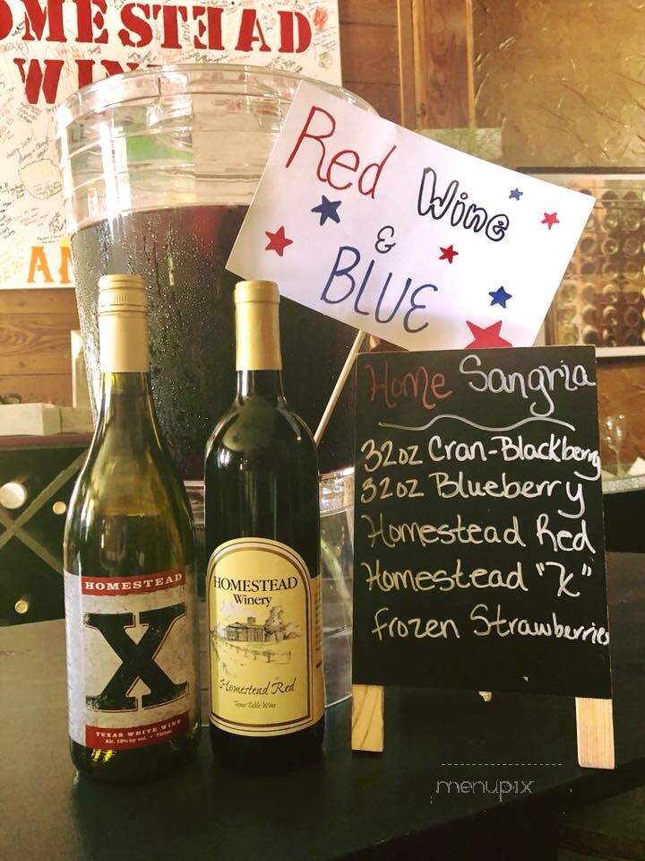 Homestead Winery - Plano, TX menu_pic