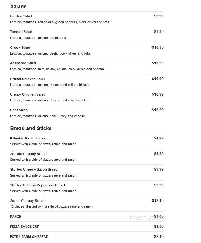 Bellyz Up Pizza - Plymouth, MI menu_pic