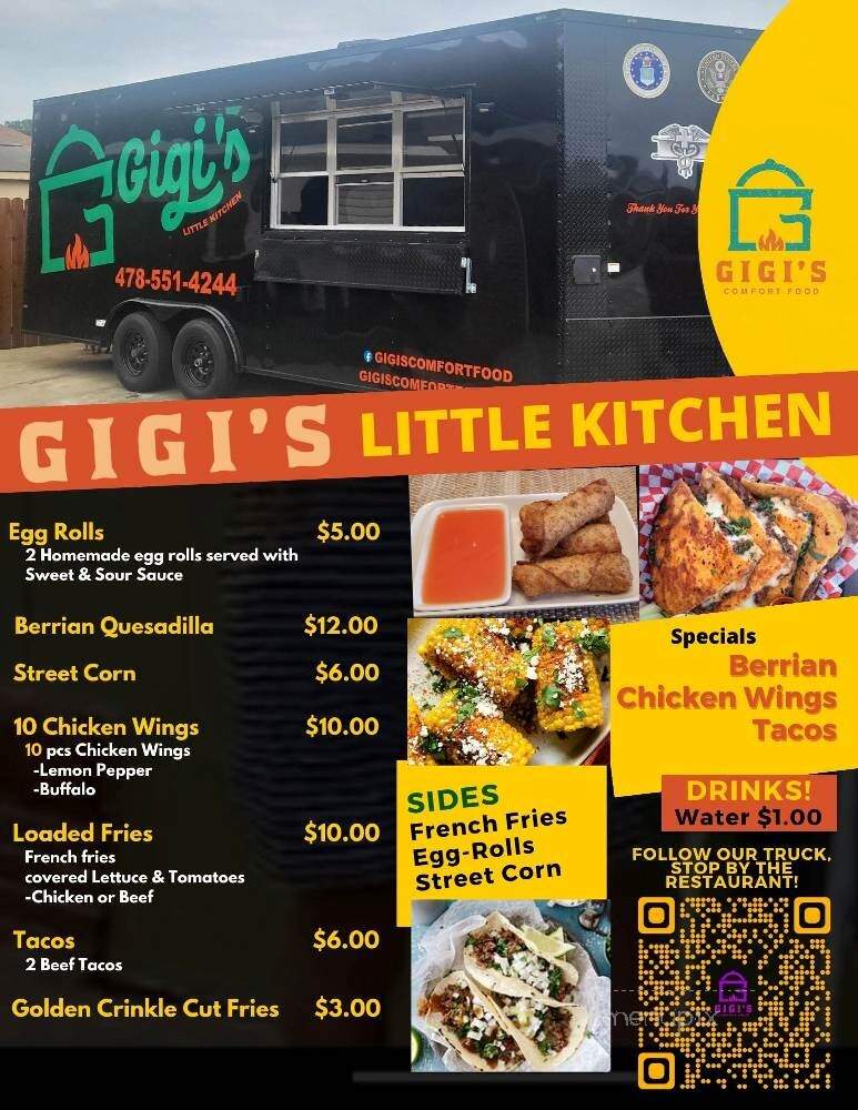 Gigi's Comfort Food - Warner Robins, GA menu_pic