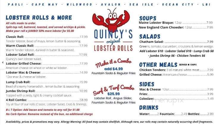 Quincy's Original Lobster Rolls - Paoli, PA