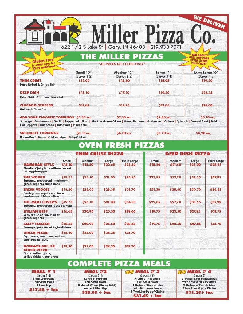 Miller Pizza Co - Gary, IN