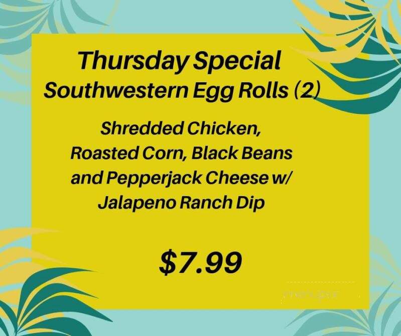 Spencerz Sports Bar - Surfside beach, SC menu_pic