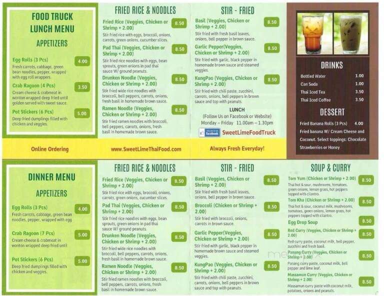 Sweet Lime Thai Food Express - Springfield, NE menu_pic
