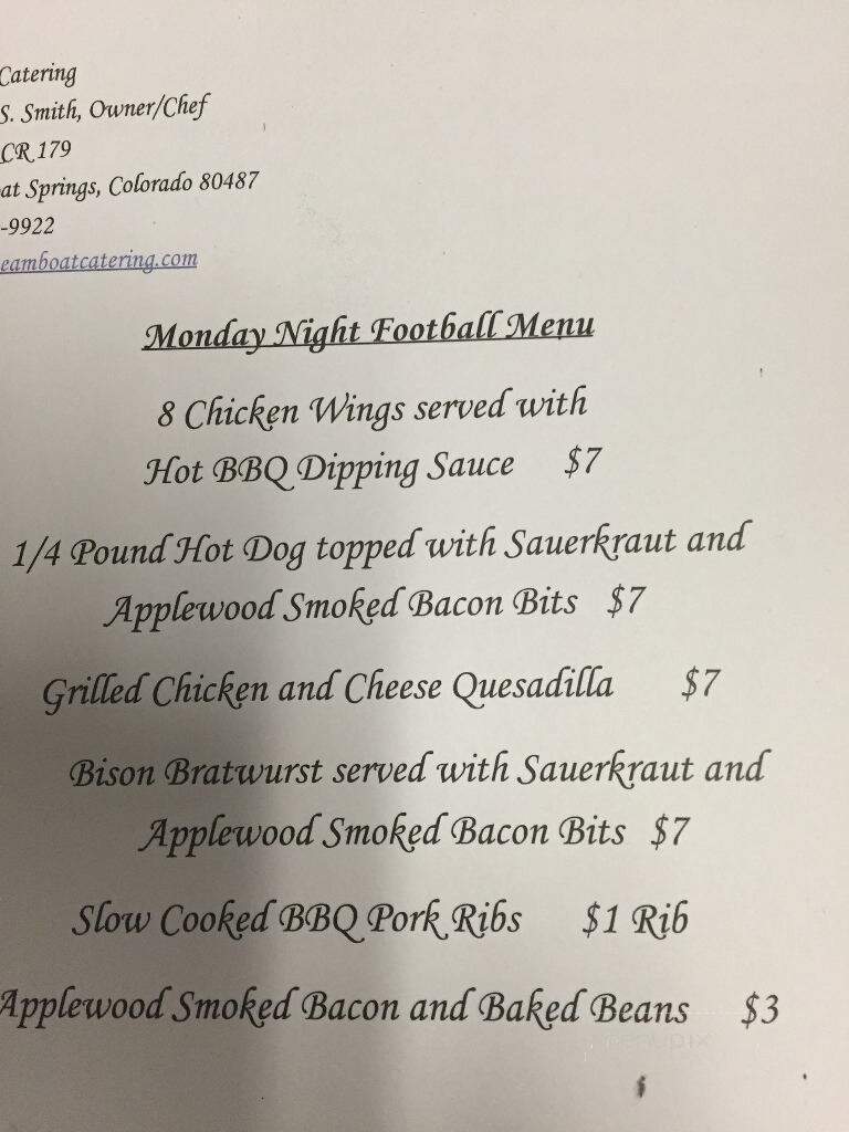 Yampa Valley Brewing - Hayden, CO menu_pic