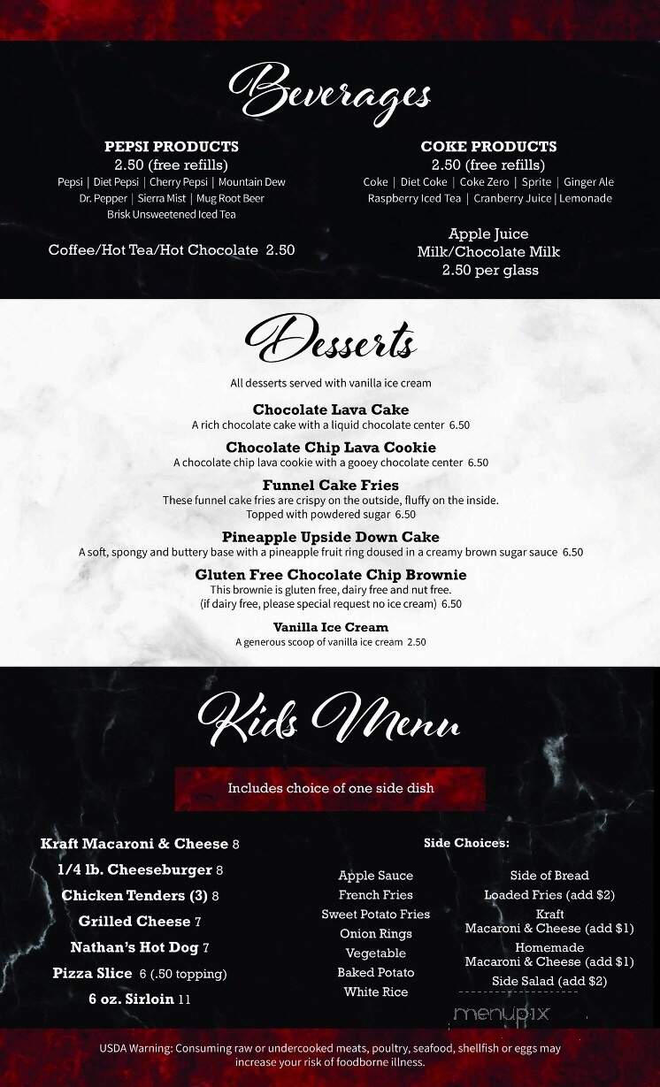 Rail House Restaurant & Tap Room - Waverly, NY menu_pic
