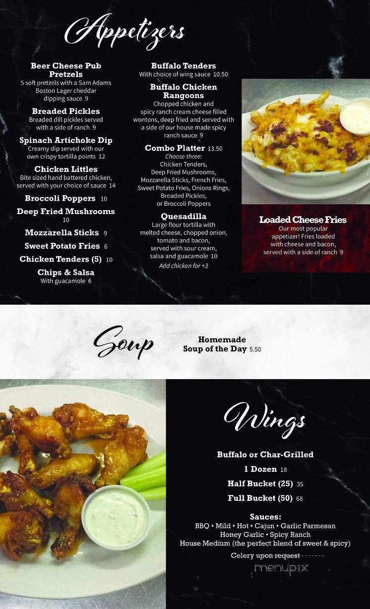 Rail House Restaurant & Tap Room - Waverly, NY menu_pic
