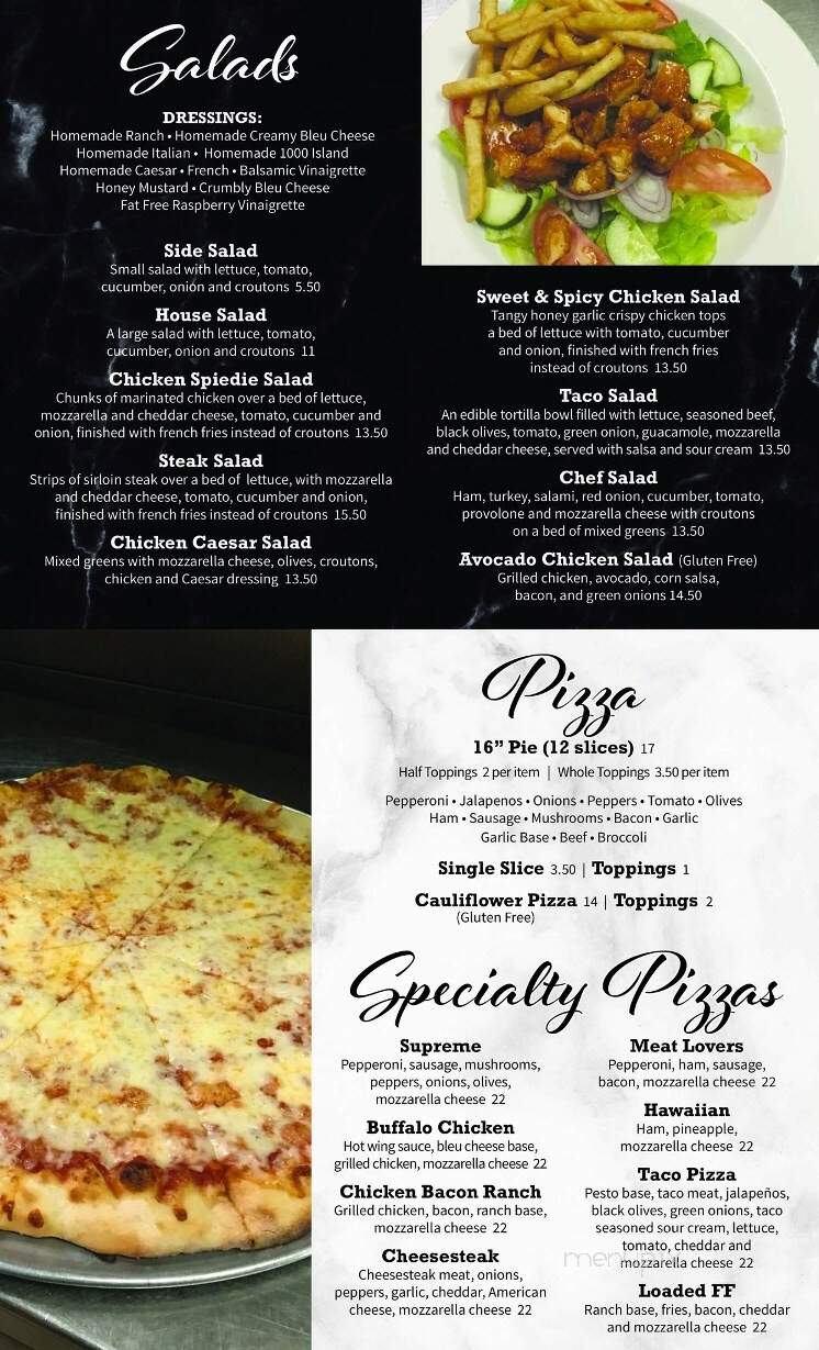 Rail House Restaurant & Tap Room - Waverly, NY menu_pic