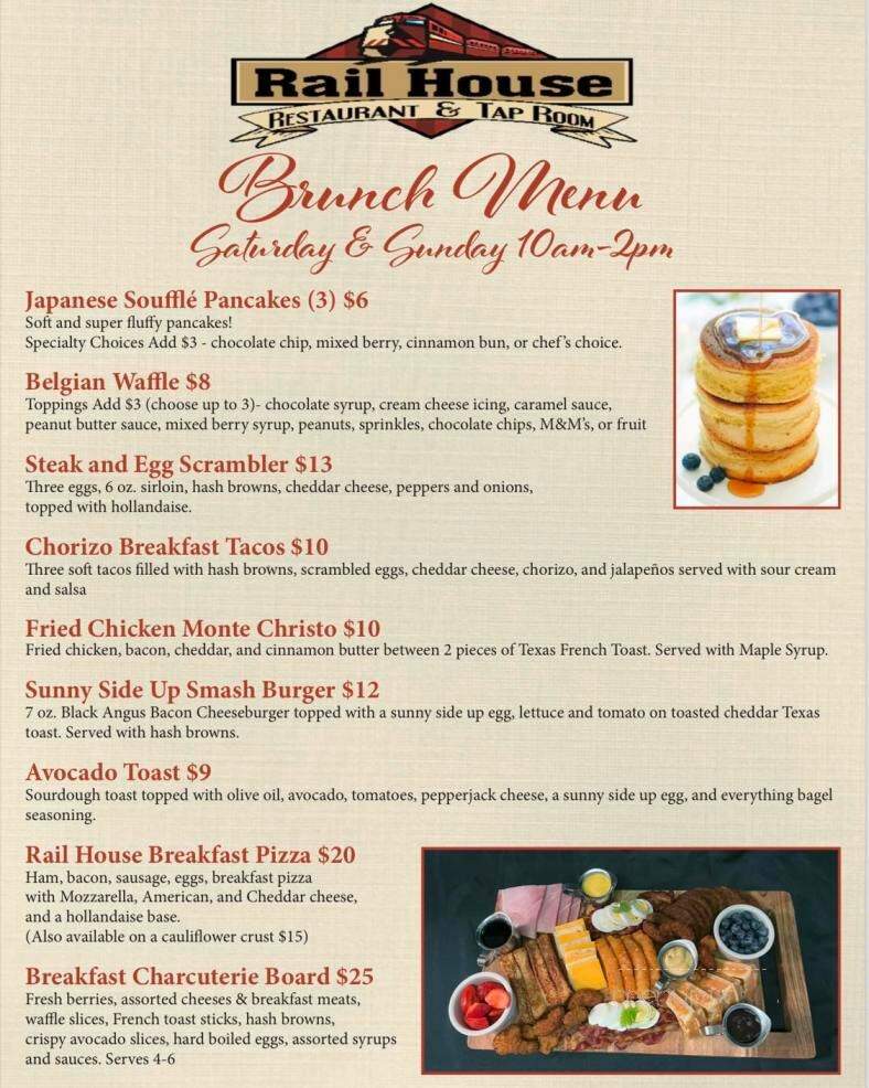 Rail House Restaurant & Tap Room - Waverly, NY menu_pic
