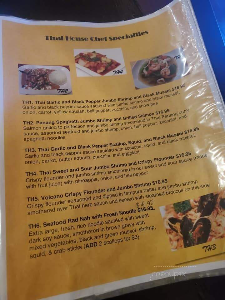 Thai House - Santee, SC menu_pic