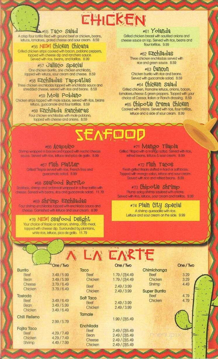 Fiesta Grande - Marysville, OH menu_pic