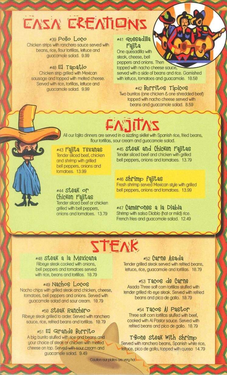 Fiesta Grande - Marysville, OH menu_pic