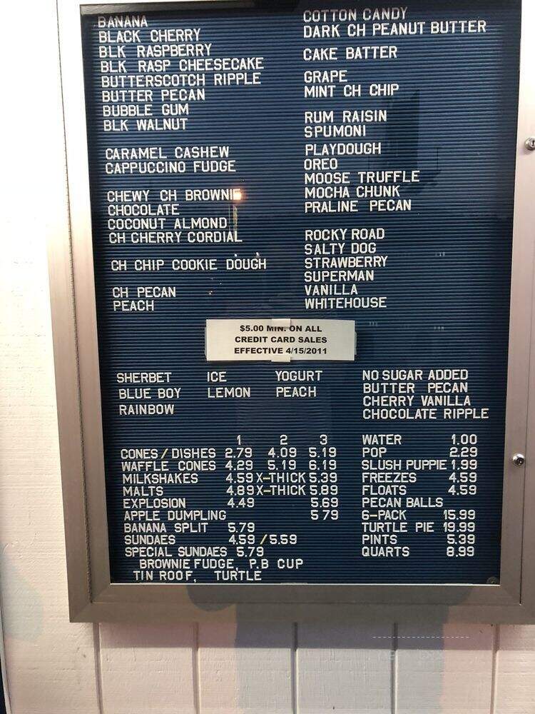 Katie's Korner Homemade Ice - Hubbard, OH menu_pic