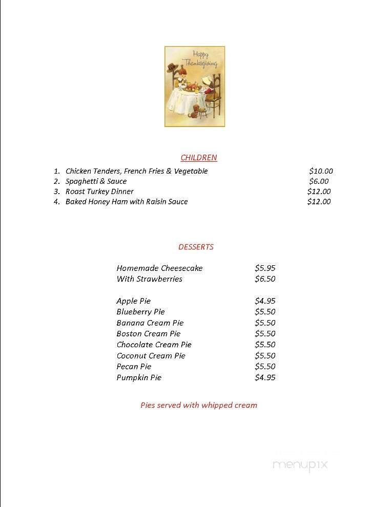 MoeJoe's Family Restaurant - Manchester, NH menu_pic