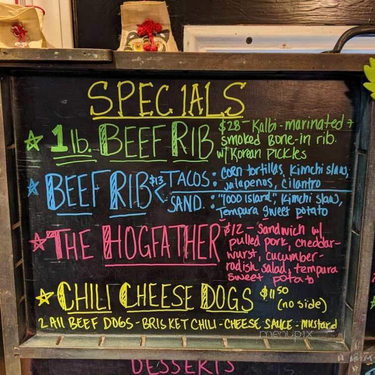 Heirloom Market BBQ - Atlanta, GA menu_pic
