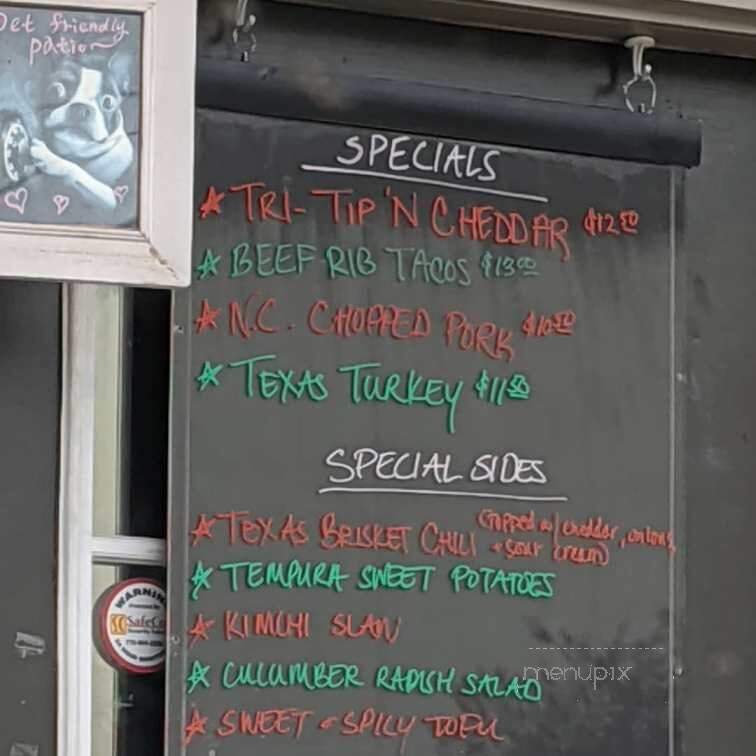 Heirloom Market BBQ - Atlanta, GA menu_pic