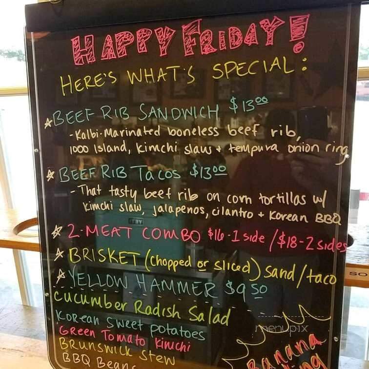 Heirloom Market BBQ - Atlanta, GA menu_pic