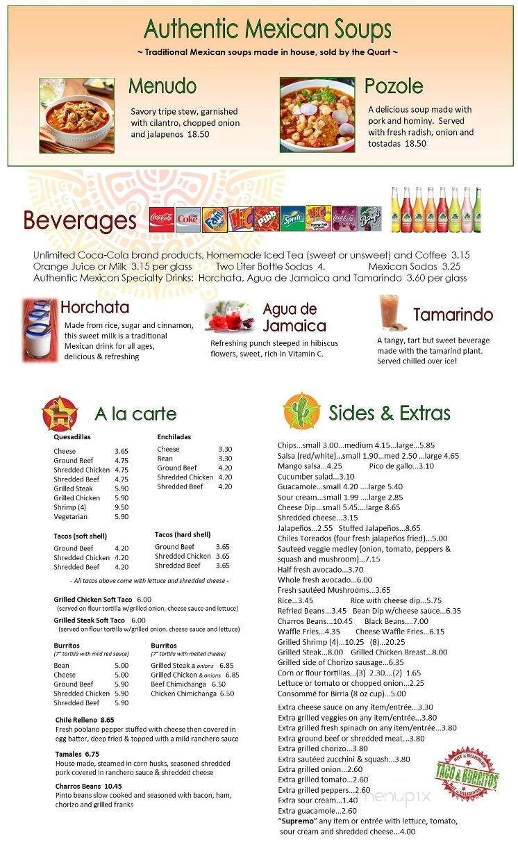 Fiesta Cafe - Mechanicsville, MD menu_pic