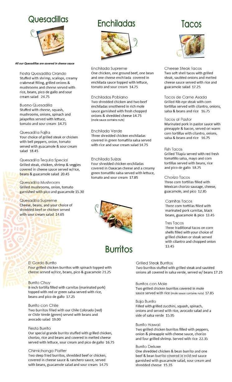 Fiesta Cafe - Mechanicsville, MD menu_pic