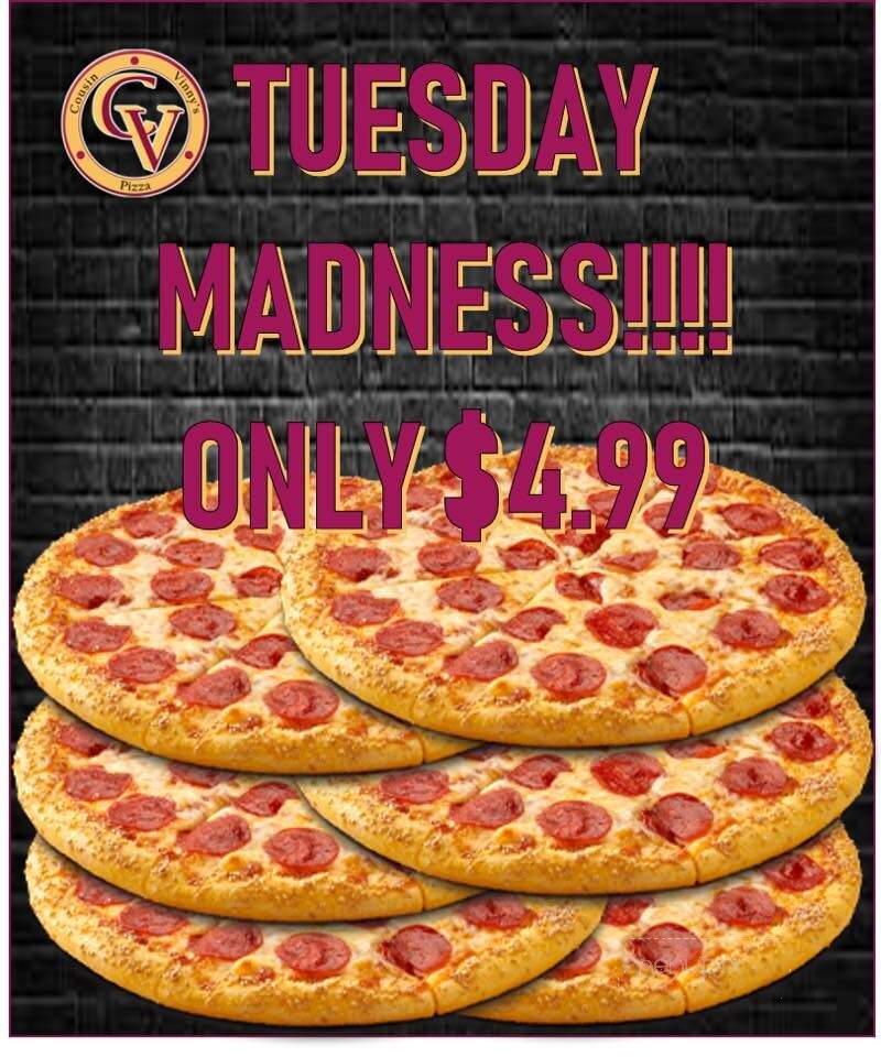 Cousin Vinny's Pizza - Beavercreek, OH menu_pic