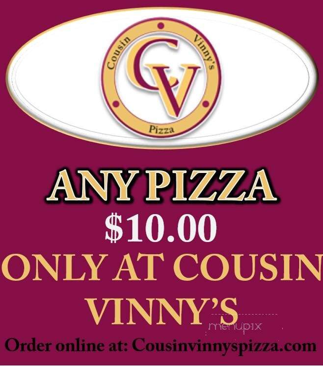 Cousin Vinny's Pizza - Beavercreek, OH menu_pic