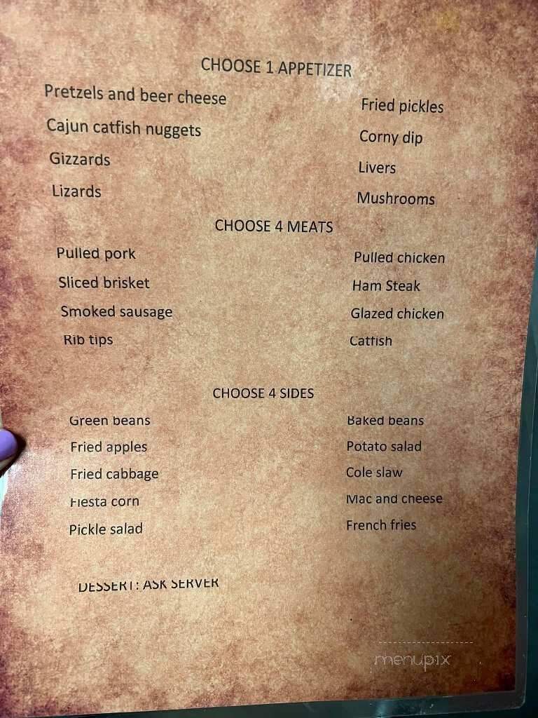 Barbecue and Bourbon - Speedway, IN menu_pic