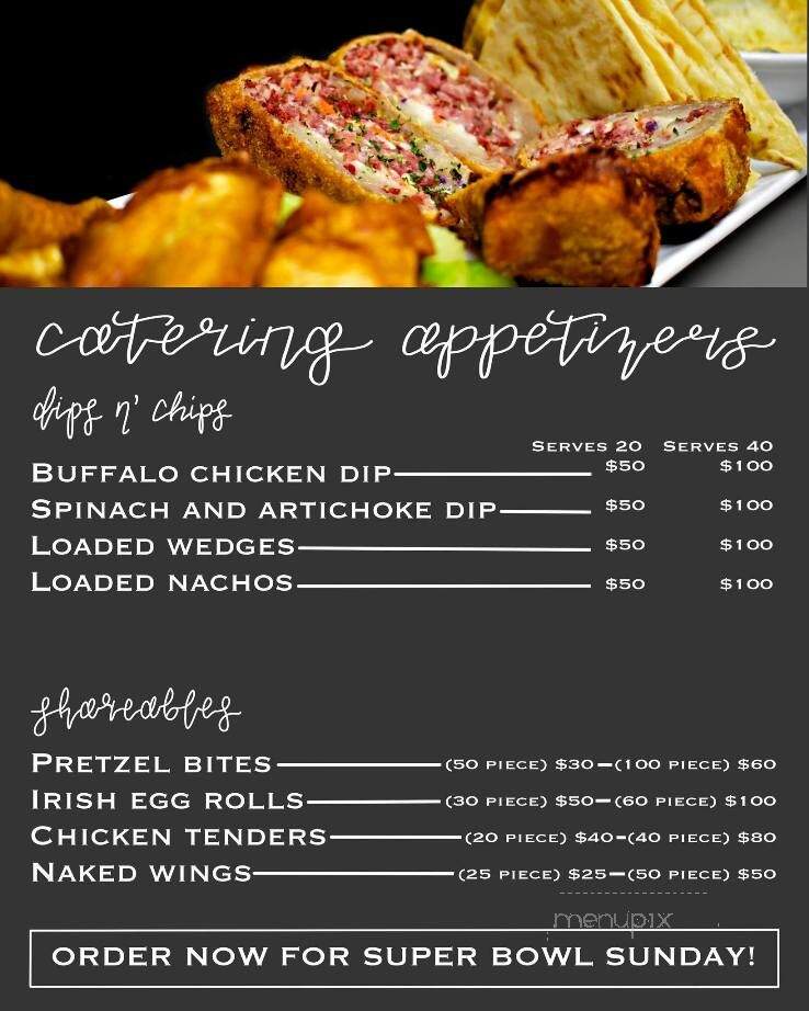 Dingle House Irish Pub - West Chester, OH menu_pic