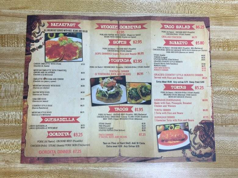 Lucky Burrito II - Monee, IL menu_pic