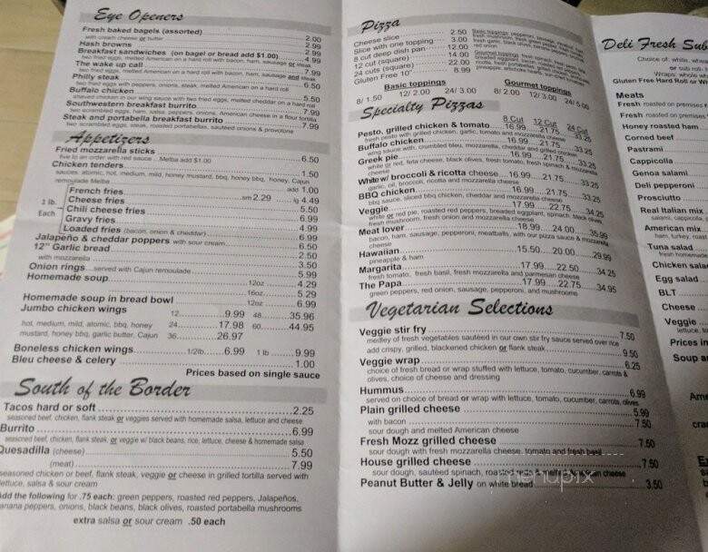 Front Street Deli - Ballston Spa, NY menu_pic