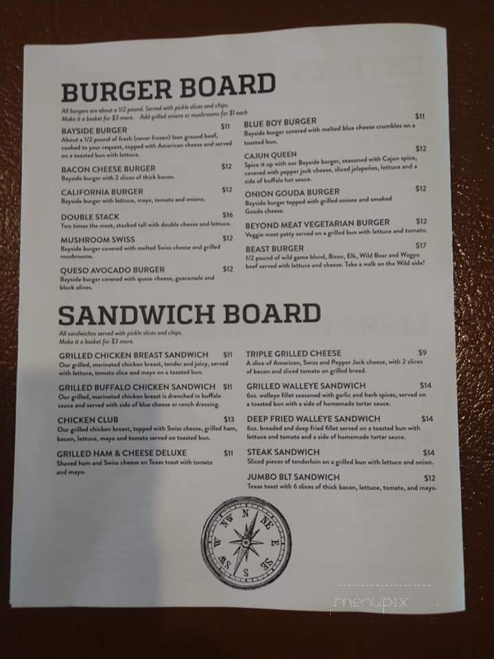 Bayside Tavern - Red Wing, MN menu_pic