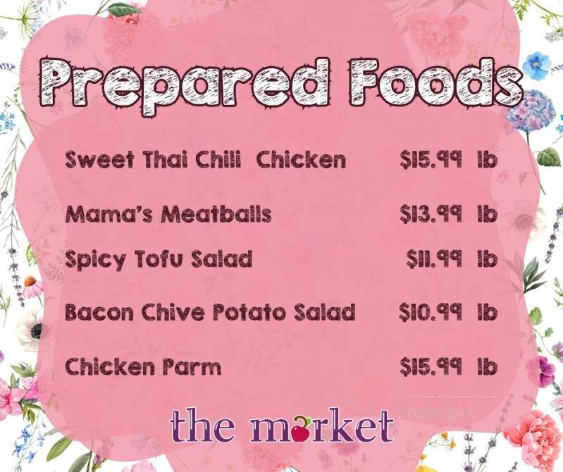 The Market - Plymouth, MA menu_pic