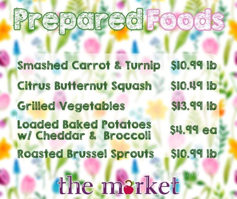 The Market - Plymouth, MA menu_pic