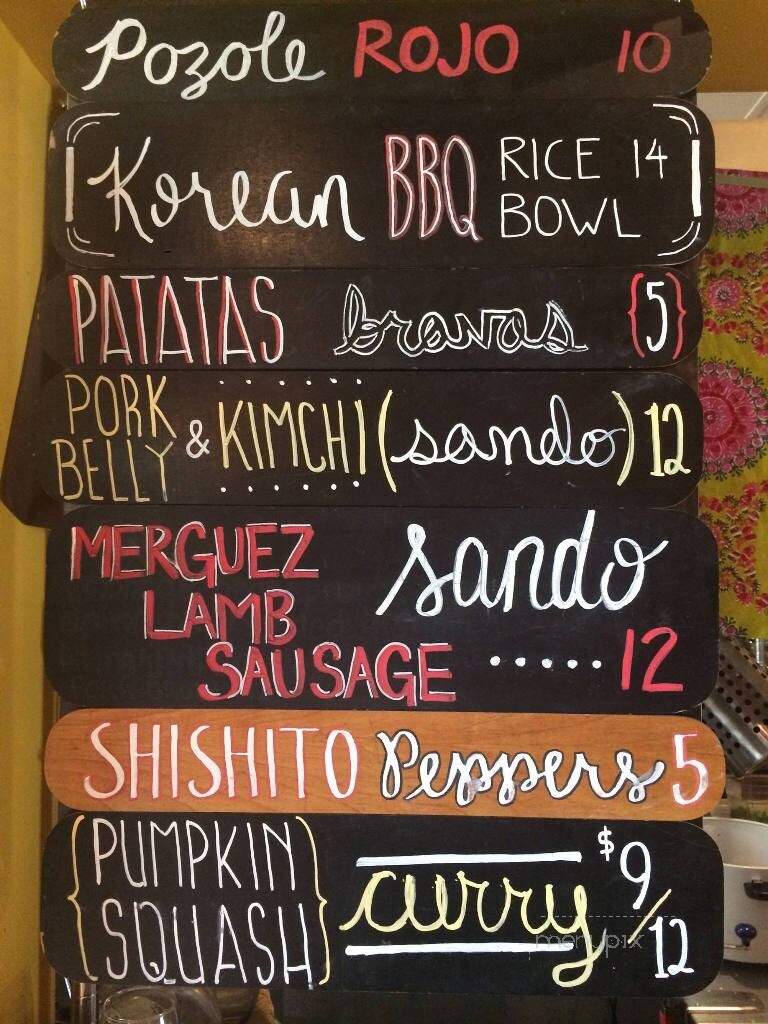 Spork - Bend, OR menu_pic