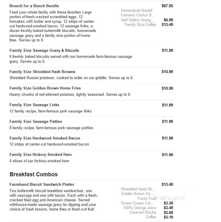 Bob Evans Restaurant - Port Charlotte, FL menu_pic