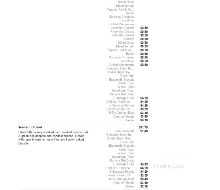 Bob Evans Restaurant - Port Charlotte, FL menu_pic