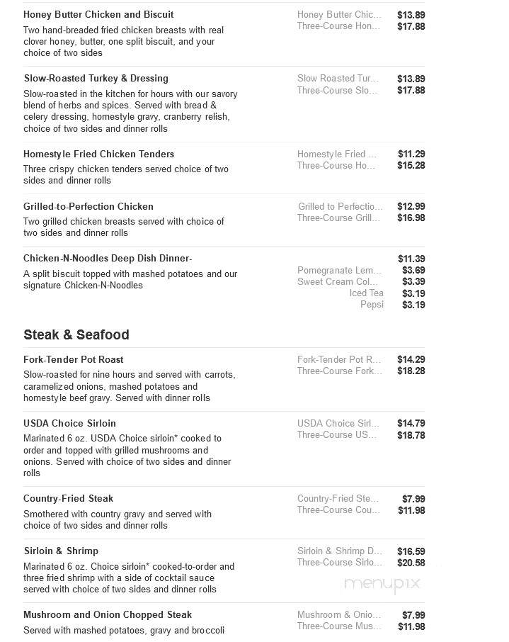Bob Evans Restaurant - Port Charlotte, FL menu_pic