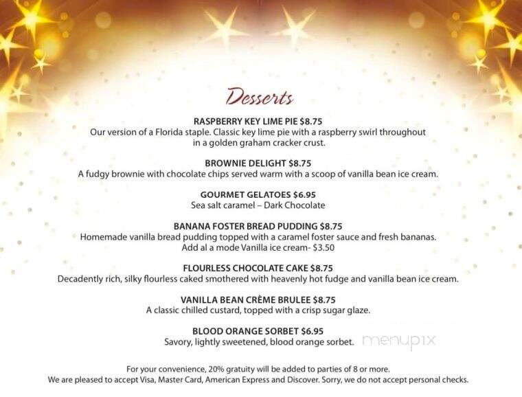 Grille At Riverview - New Smyrna Beach, FL menu_pic