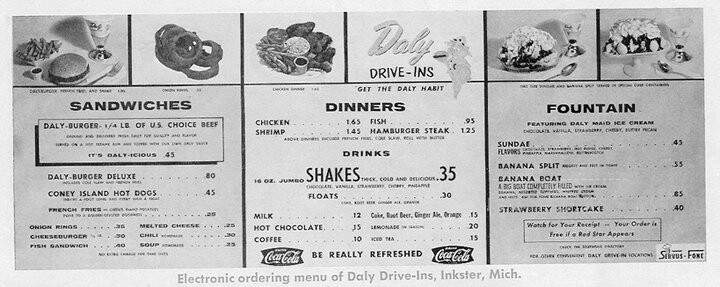 Daly Drive-In - Livonia, MI menu_pic