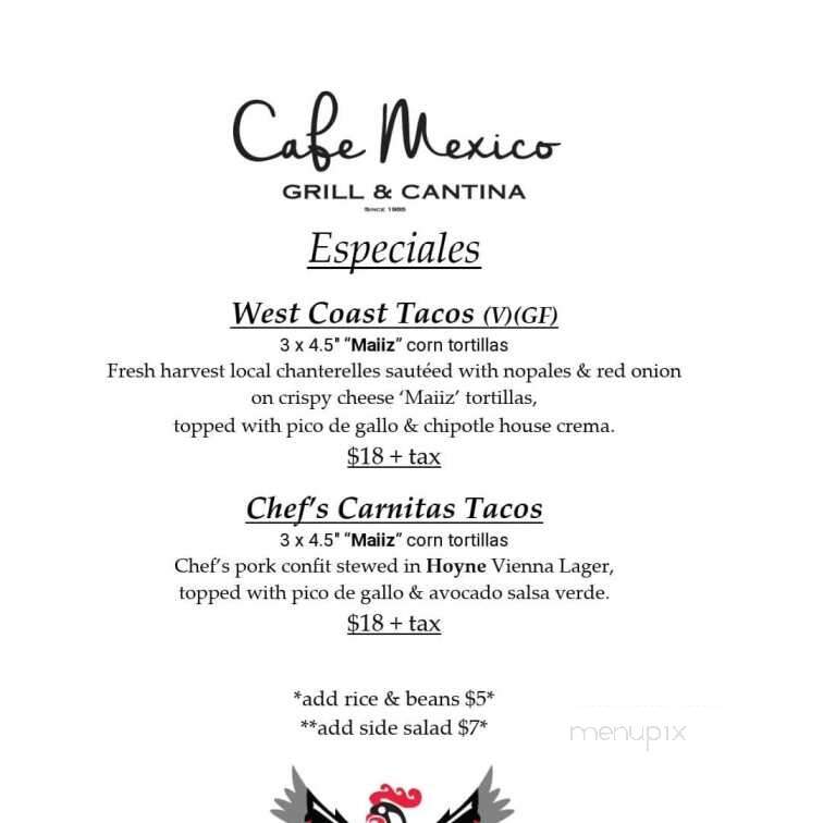 Cafe Mexico - Victoria, BC