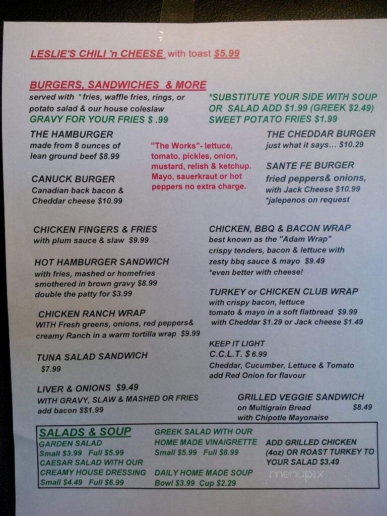 Scrambles Restaurant - Ajax, ON menu_pic