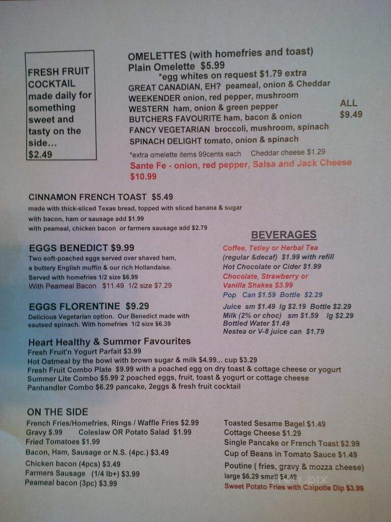 Scrambles Restaurant - Ajax, ON menu_pic
