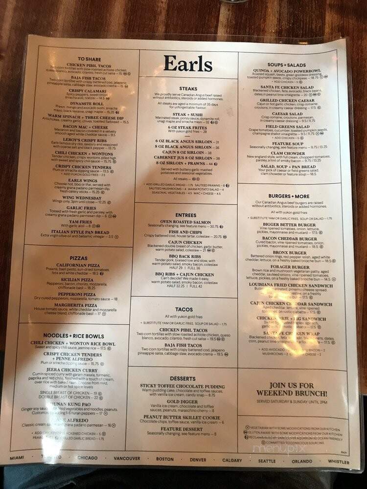 Earl's - Banff, AB