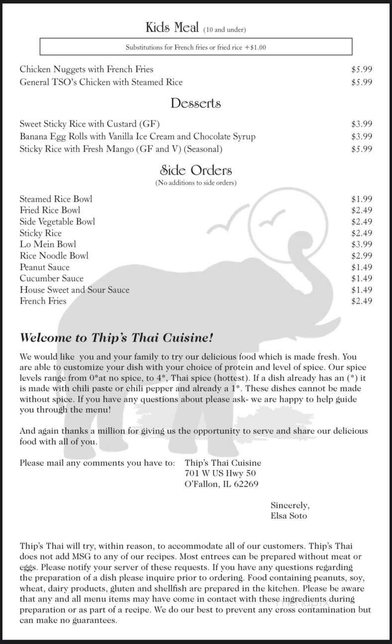 Thip's Thai Cuisine - O'Fallon, IL