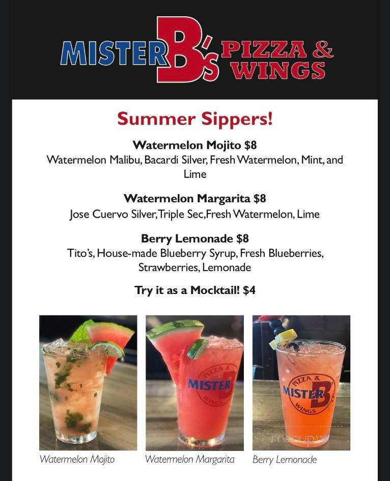 Mister B's Pizza & Wings - Henderson, KY menu_pic